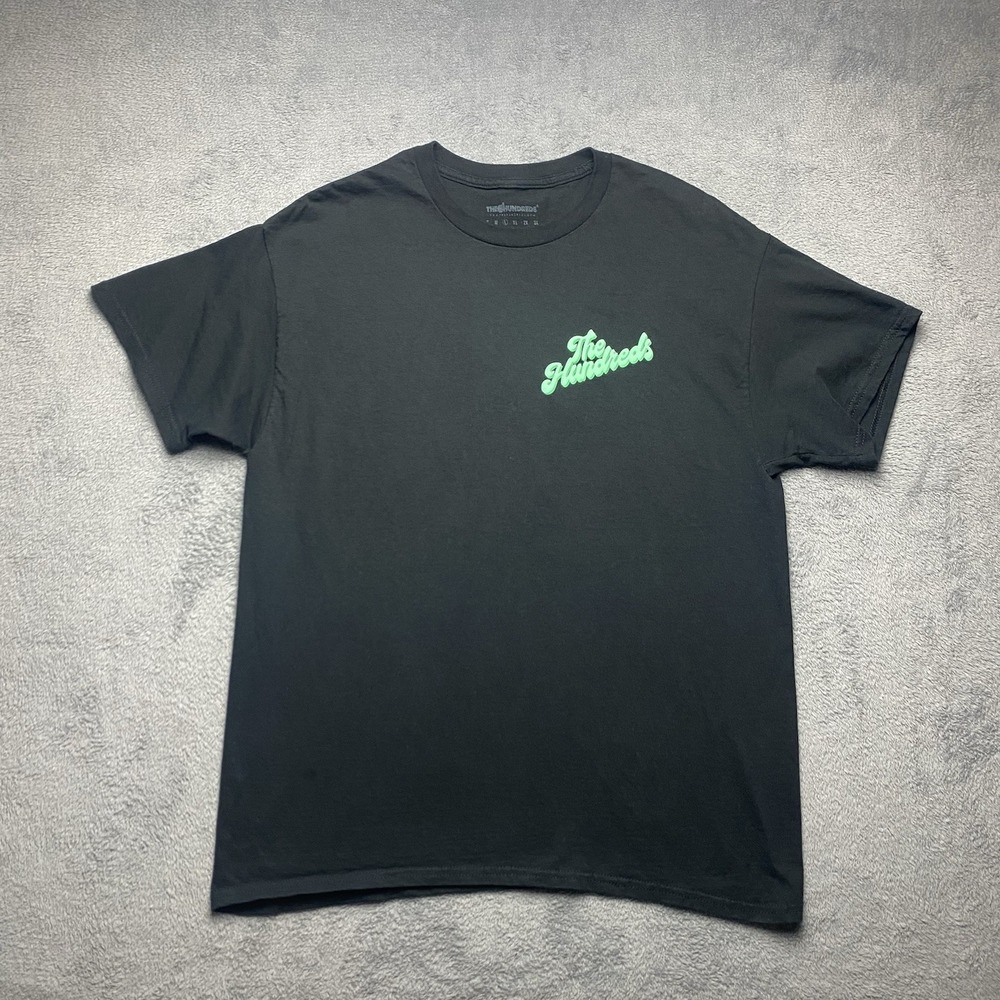 The Hundreds Mens TShirt Size Large Black Graphic Logo Tee